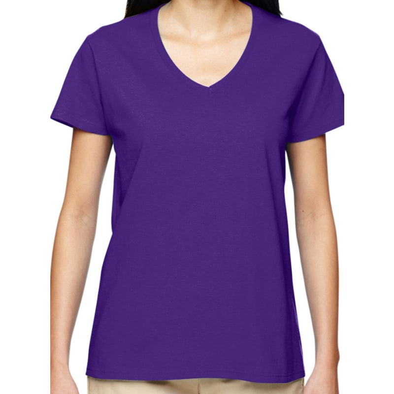 Gildan Heavy Cotton™ Ladies 5.3 Oz. V-Neck T-Shirt 2