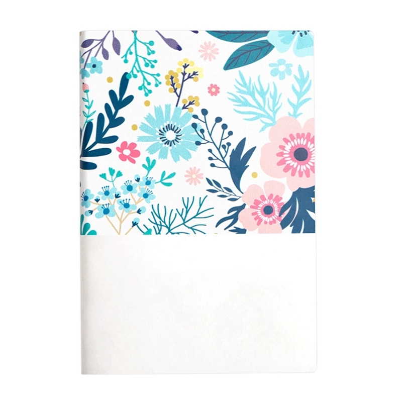 PU Leather A5 Flower Business Travel Journal Notebook 5