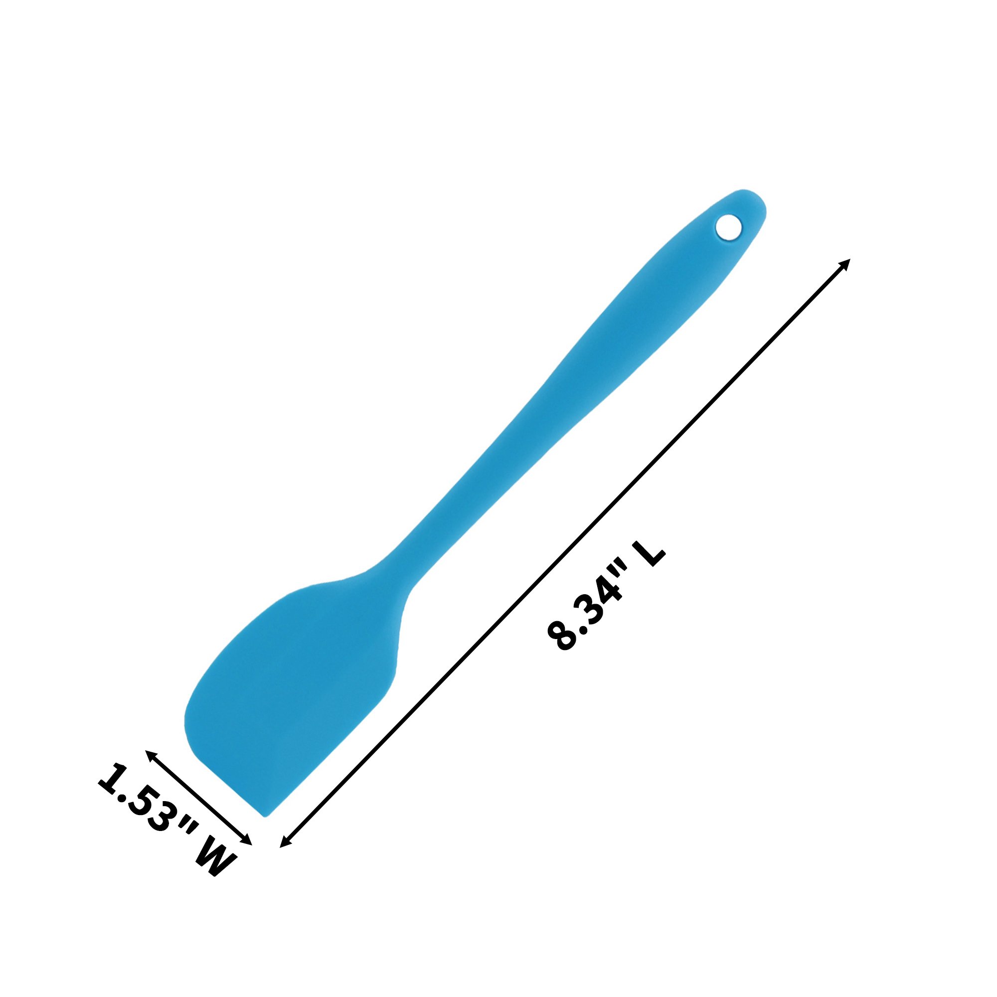 Food Grade Silicone Kitchen Spatula 8.34" x 1.53" 2
