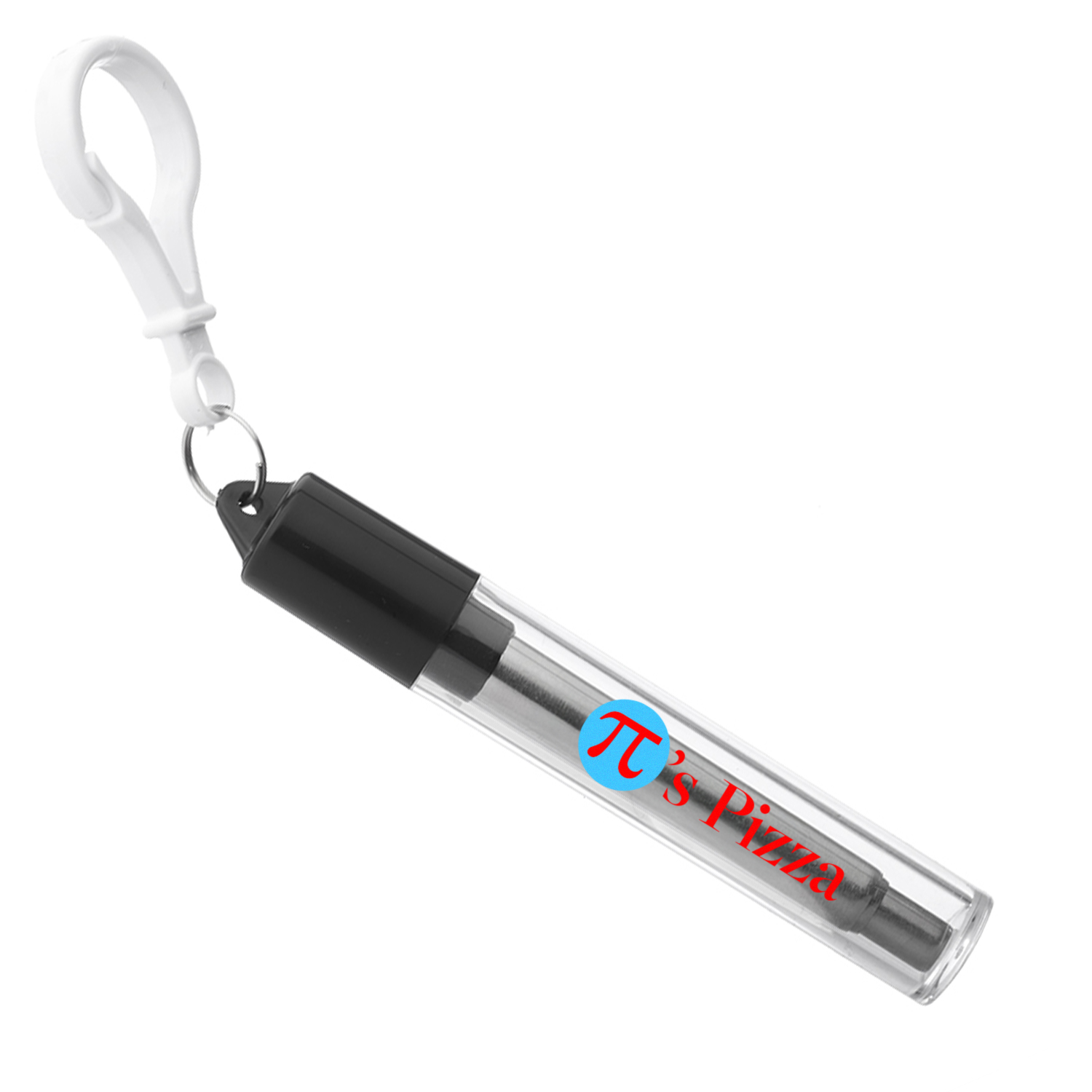 Retractable Metal Straw with Cleaner (Full Color Imprint) 1