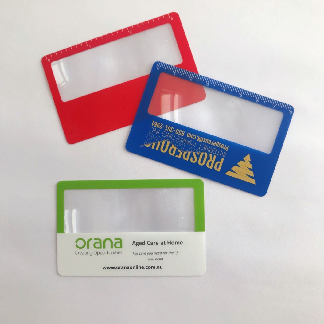 PVC Business Card Magnifier 2