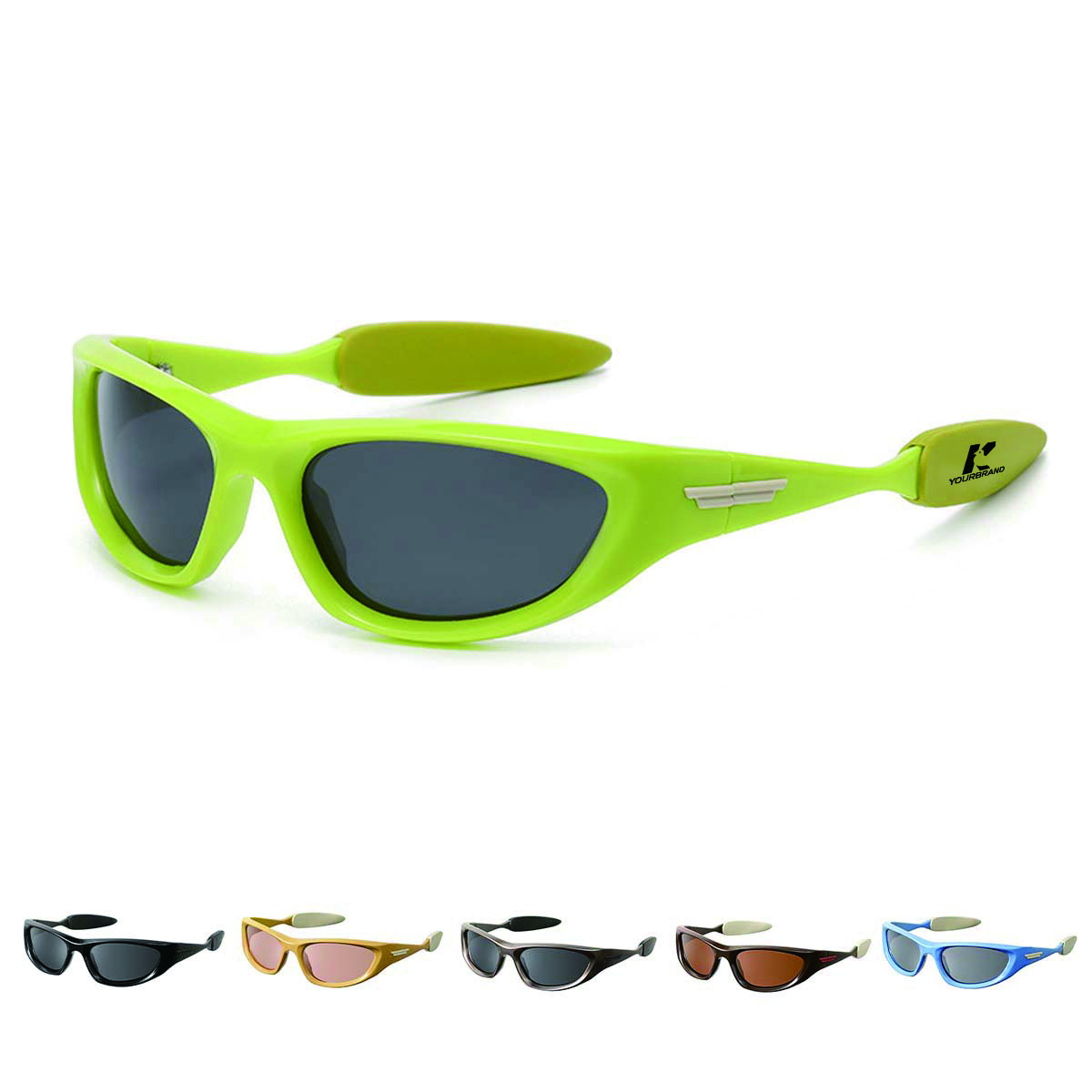 Unisex Trendy Wrap Around Fashion Eyeglasses Sunglasses 1