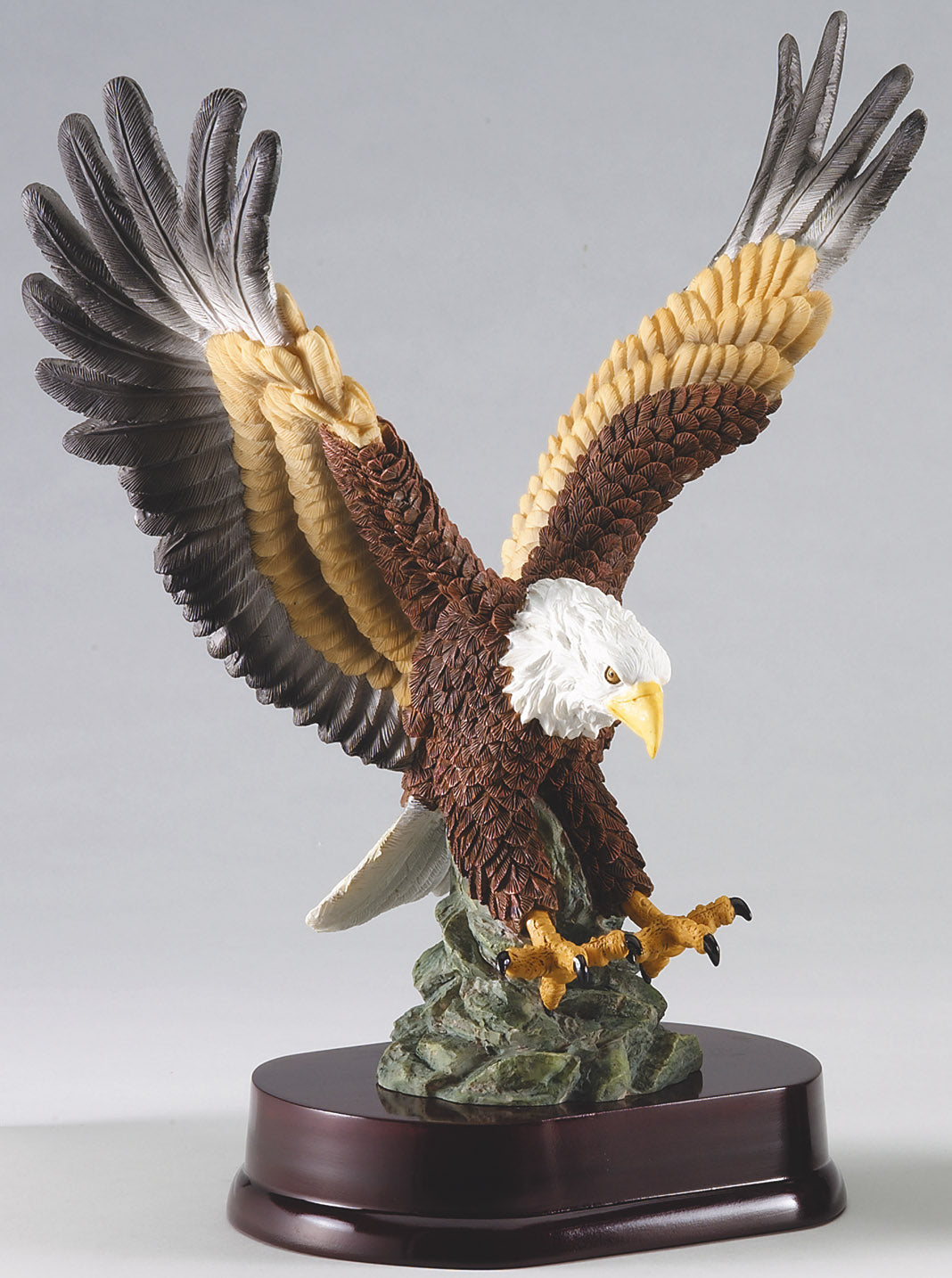 Perched Eagle On Stone 2