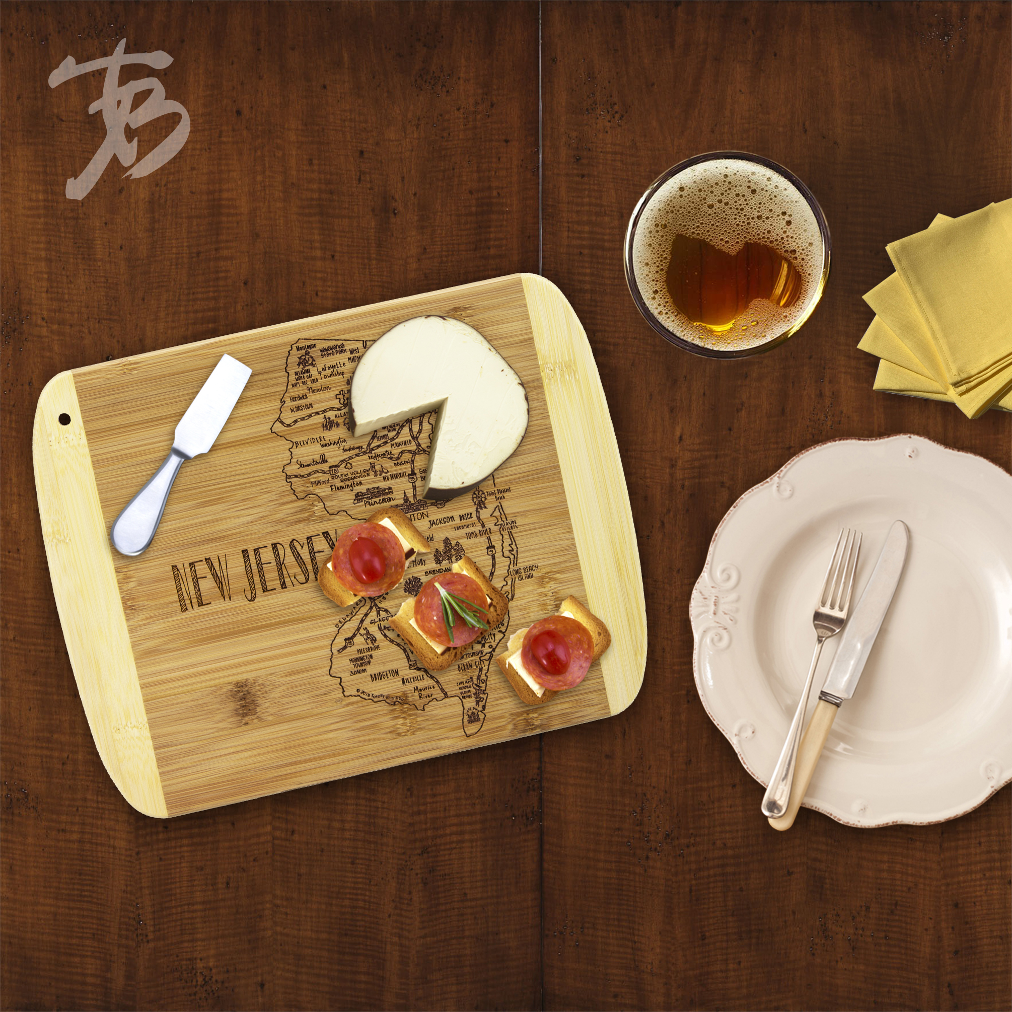 A Slice of Life New Jersey Serving & Cutting Board 6