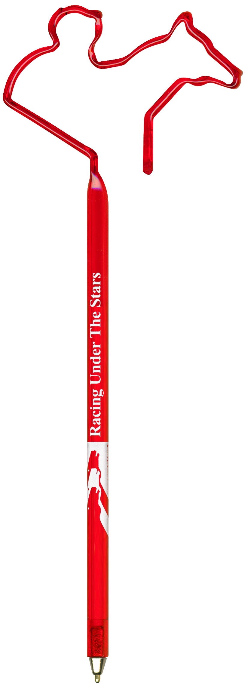 Jockey With Horse Inkbend Standard, Bent Pen