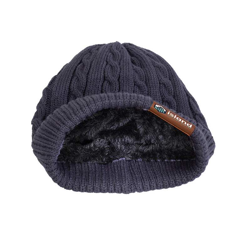 "THE COZY" Cable Knit Beanie With Fluffy Soft Lining 43