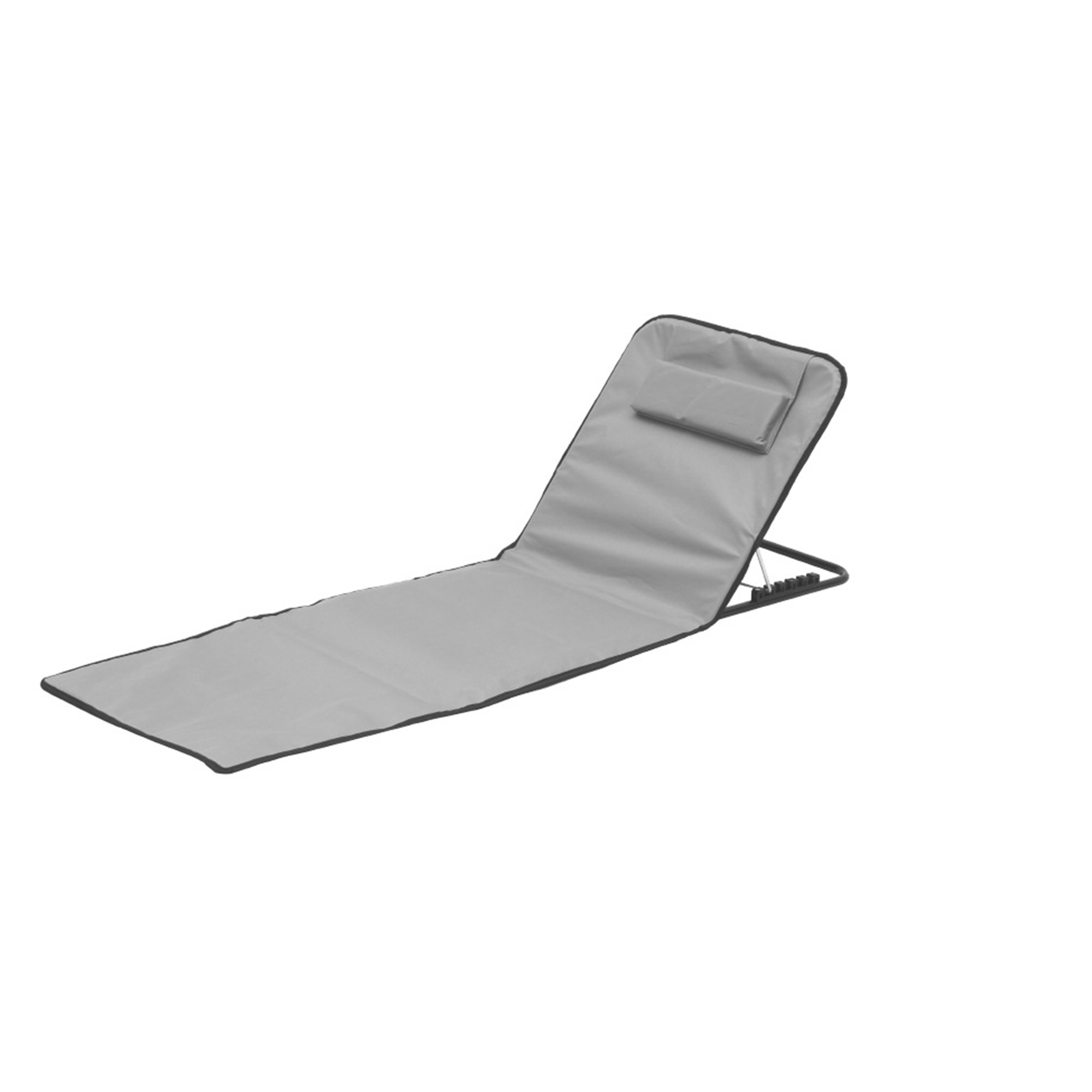 Folding Oxford Beach Lounger With Steel Frame 5