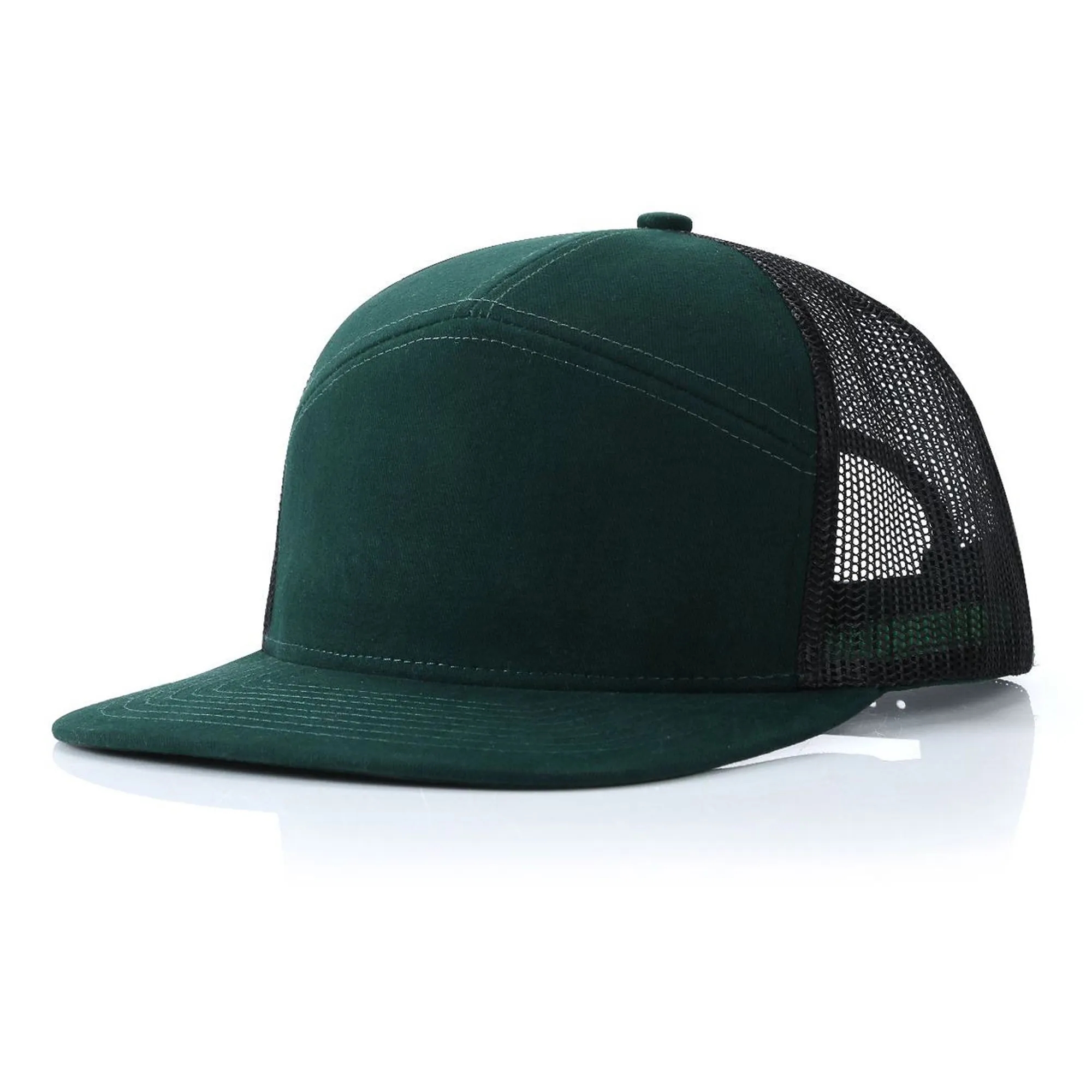Adult Structured Flat Visor Snapback Cap 9