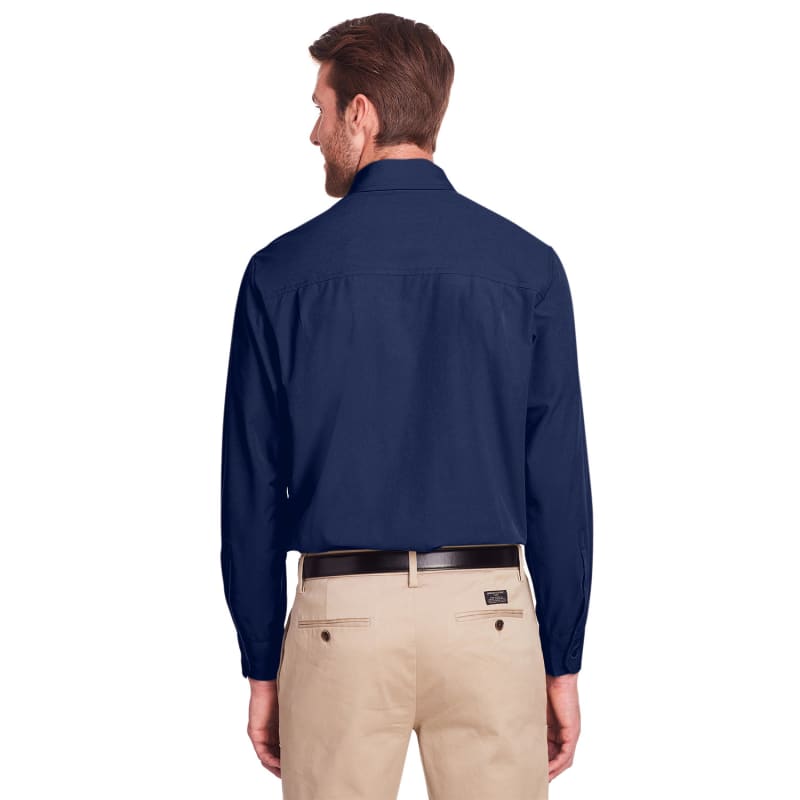 UltraClub Men's Bradley Performance Woven Shirt 5
