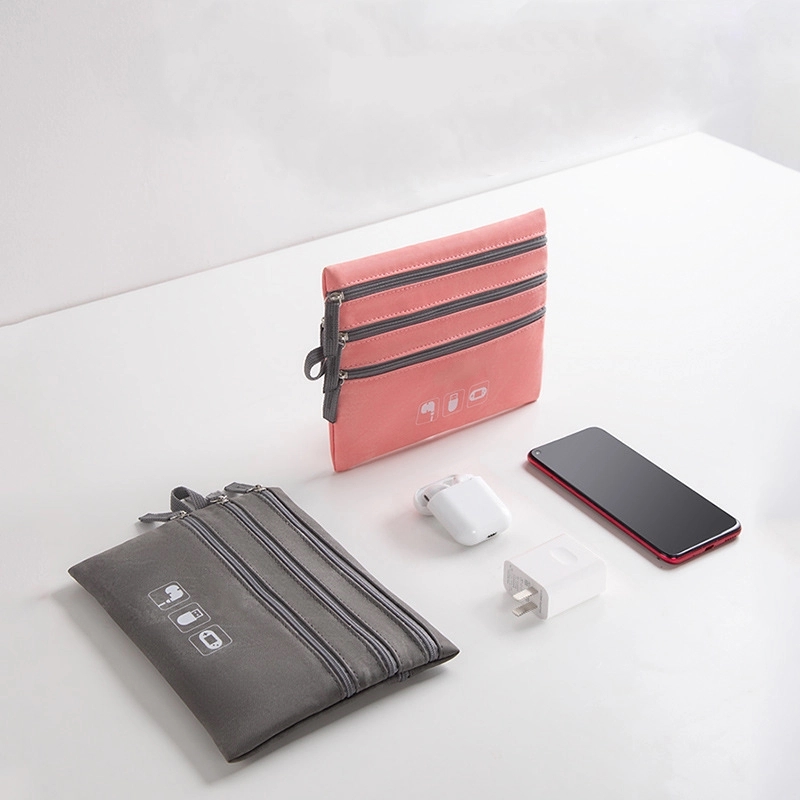 Cable Earbud Travel Organizer Pouch & Phone Flash Disk Bag 7