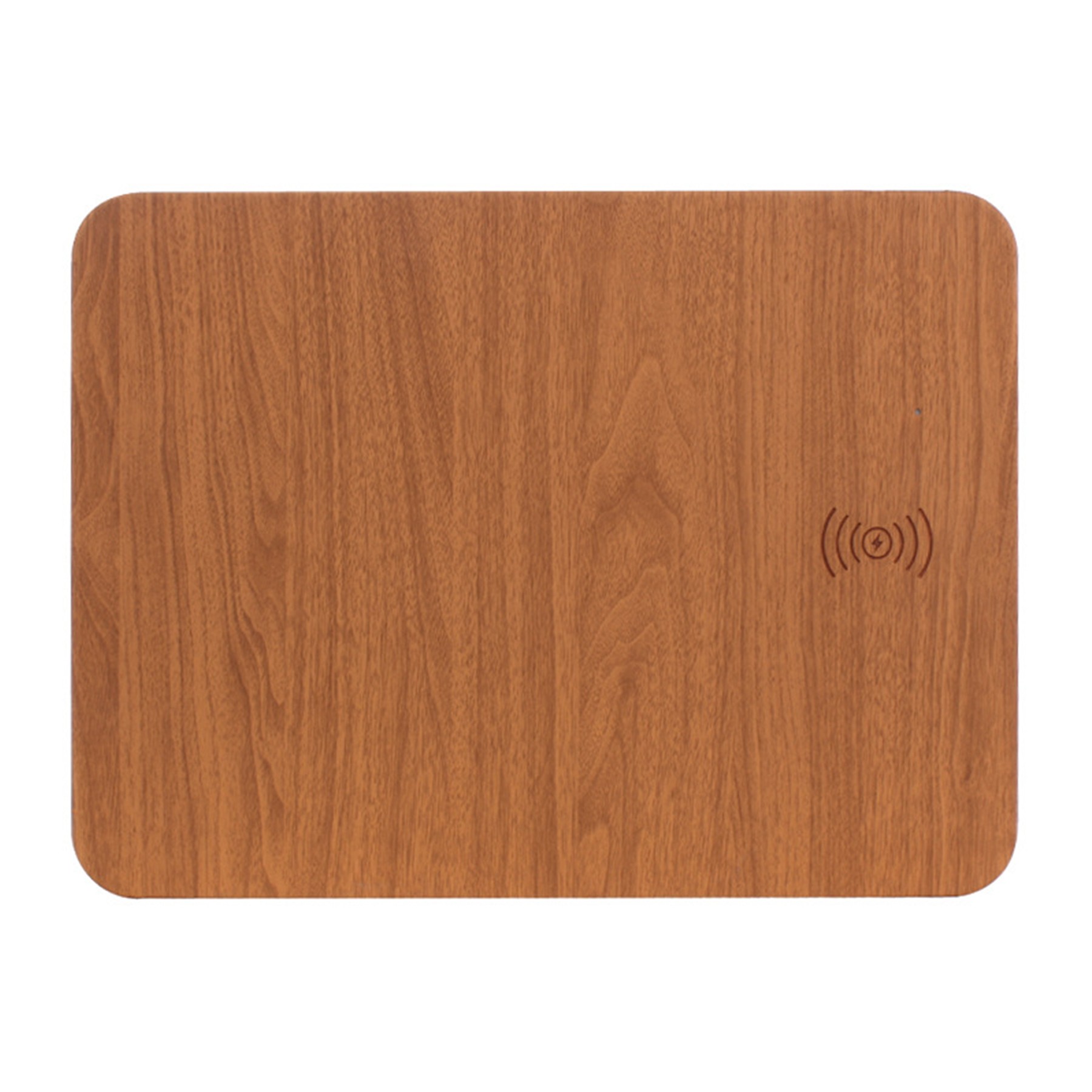 Wood Grain Wireless Charging Mouse Pad 1