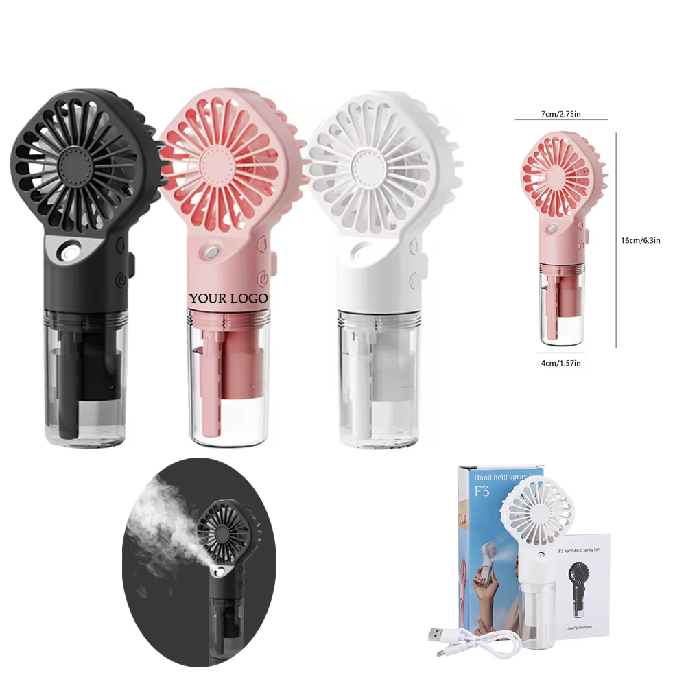 Small Personal USB Hand held Fan With Water Tank 4