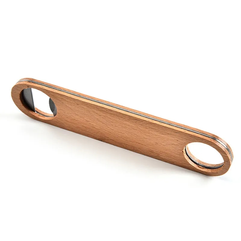Flat Wooden Bottle Opener 6