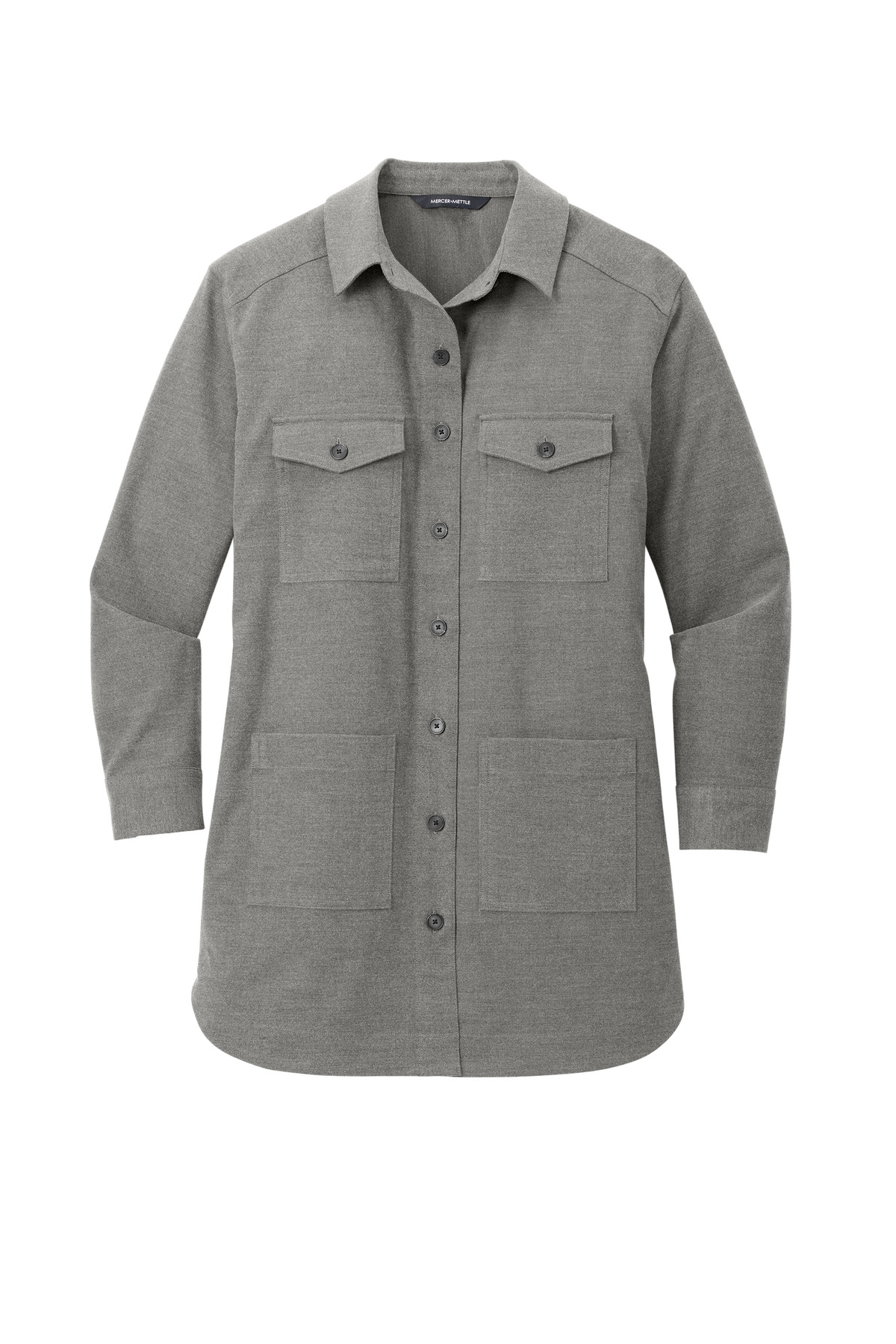 Mercer+Mettle Women's Long Sleeve Twill Overshirt MM2021 1