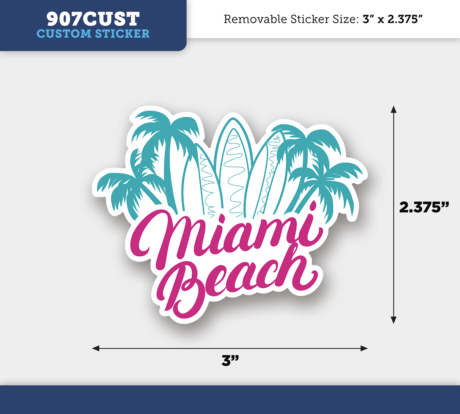 Permanent Writeable Matte Sticker - 7 to 8 Square Inches 2