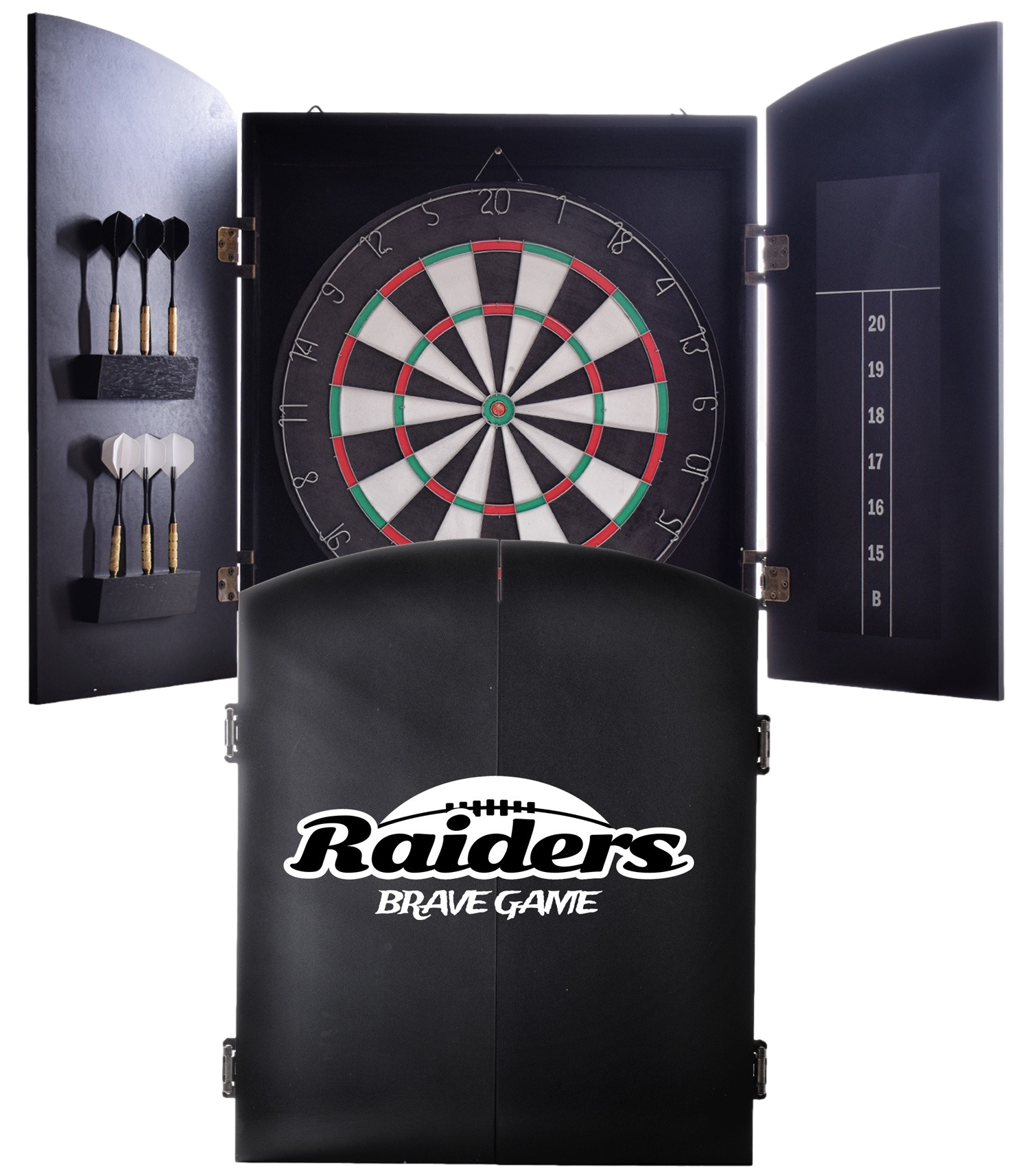 Dartboard with Cabinet