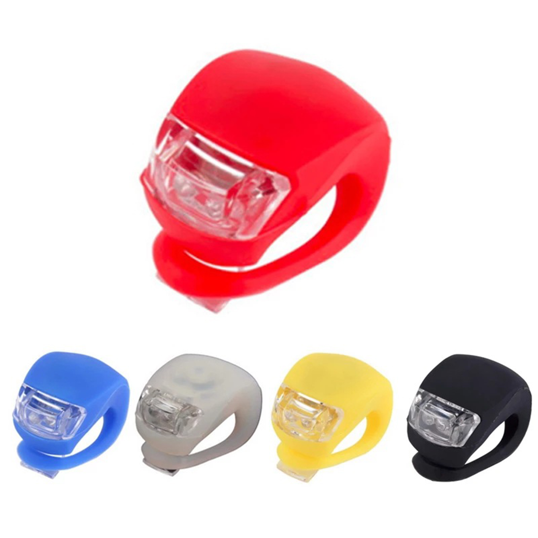 Waterproof Silicone Bicycle Safety Tail Light 2