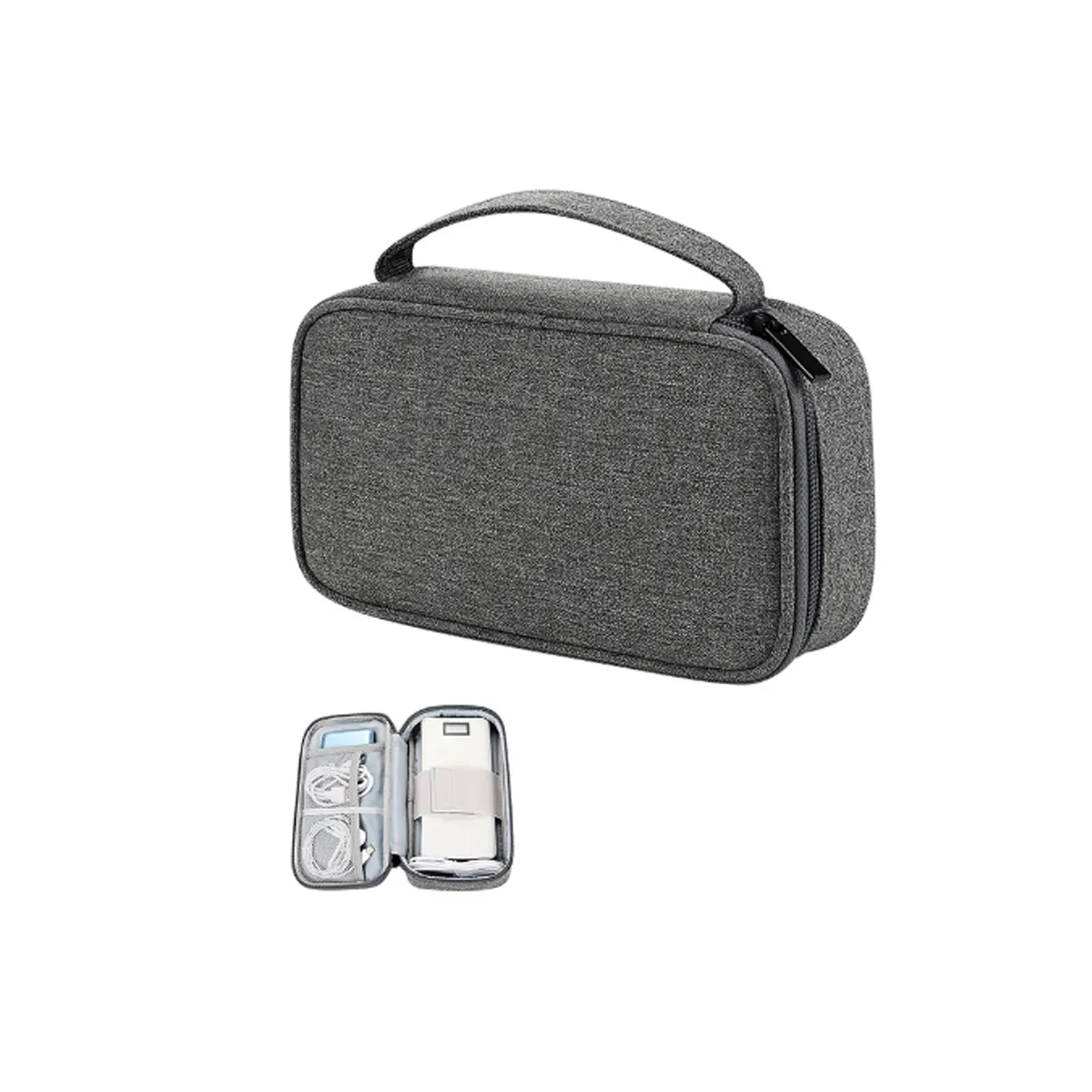 Electronics Travel Case Charger Cable Storage Bag 9