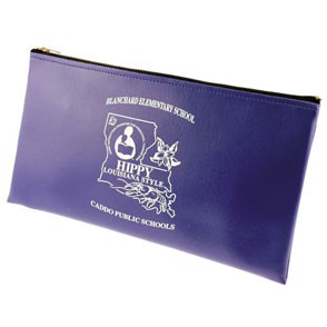 TexOLeather Vinyl Deluxe Large Deposit/ Organizer Bag (11 1/2"x6") 22