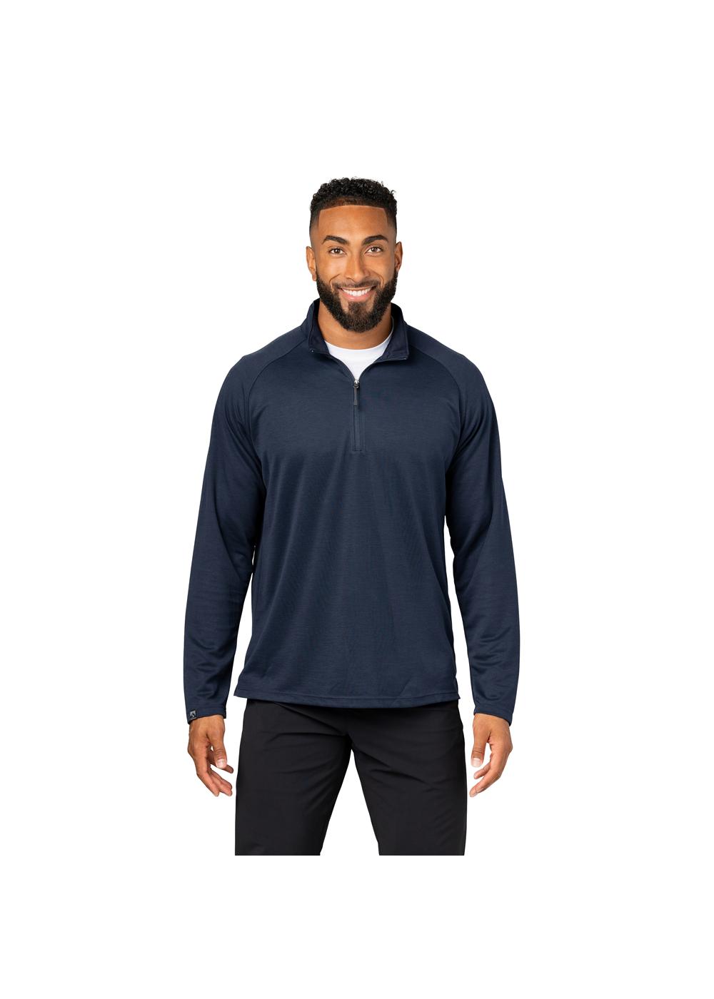Storm Creek Men's Renewer II Poly/Lyocell Blend Quarter Zip, custom hoodie or sweatshirt with logo imprint 25