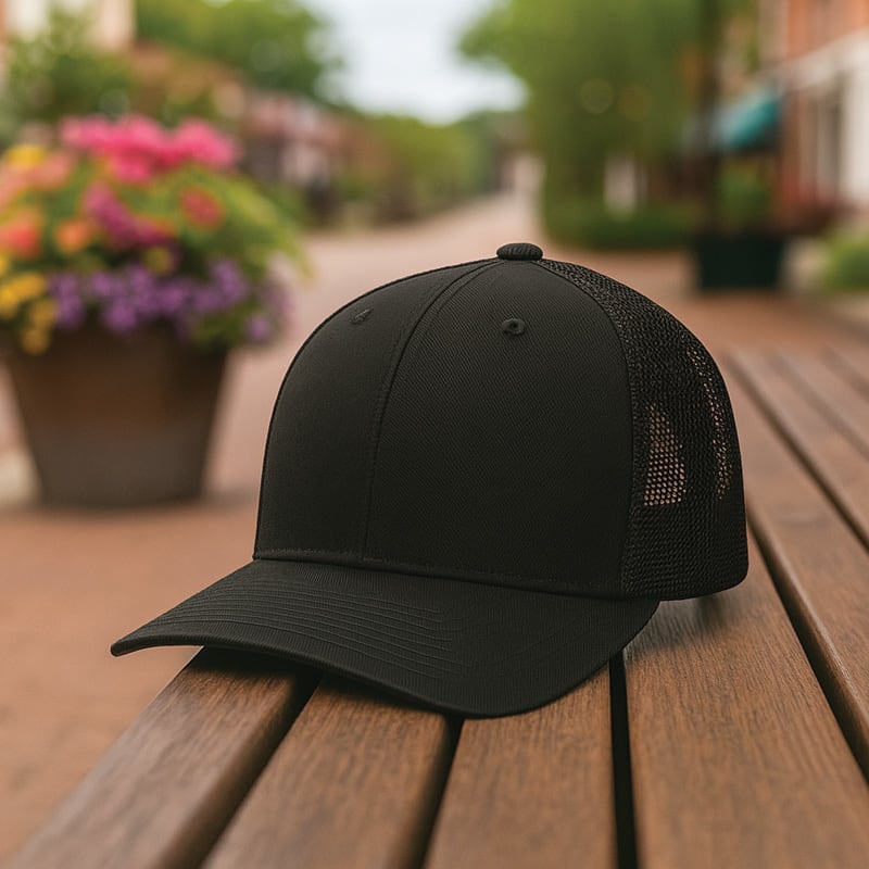Port Authority Snapback Trucker Cap.