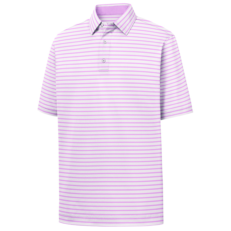 FootJoy Performance Lisle 2-Color Stripe Polo 1