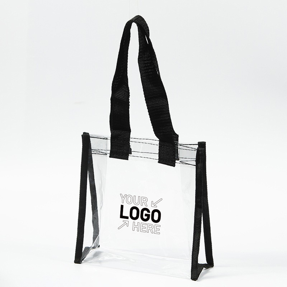 Clear PVC stadium tote bag 4