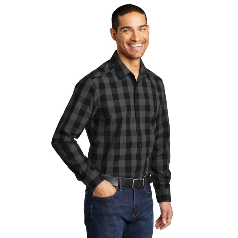 Port Authority Everyday Plaid Shirt. 9