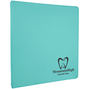 10 1/2" X 11 1/2" Laserable Leatherette 3 Ring Binder With 1" Slant D Rings 3