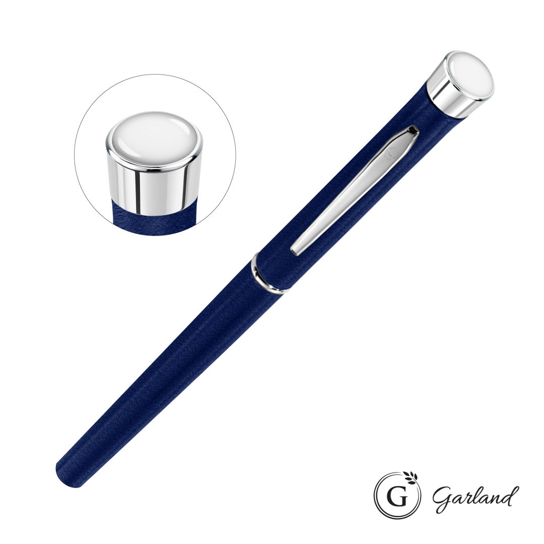 Garland® Tactical Custom Textured Rollerball Pen - Chrome 4