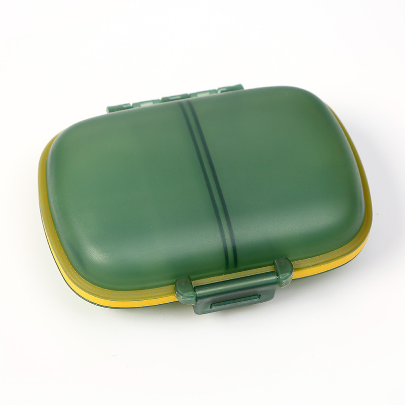 8 Compartments Portable Daily Pill Organizer 4