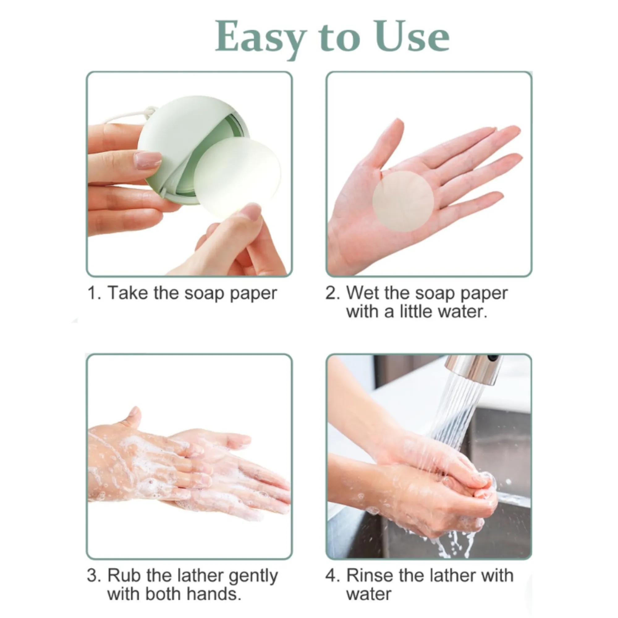 Travel Disposable Portable Hand Soap Tablets Free Shipping 3