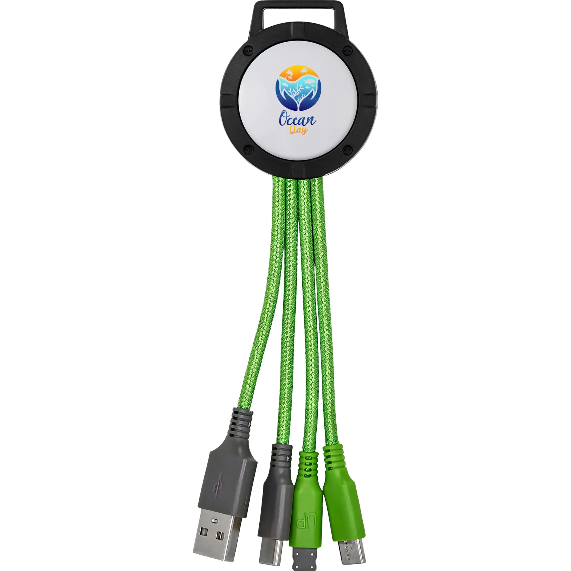 Vivid Dual Input 3-in-1 Colorful Charging Cable 16