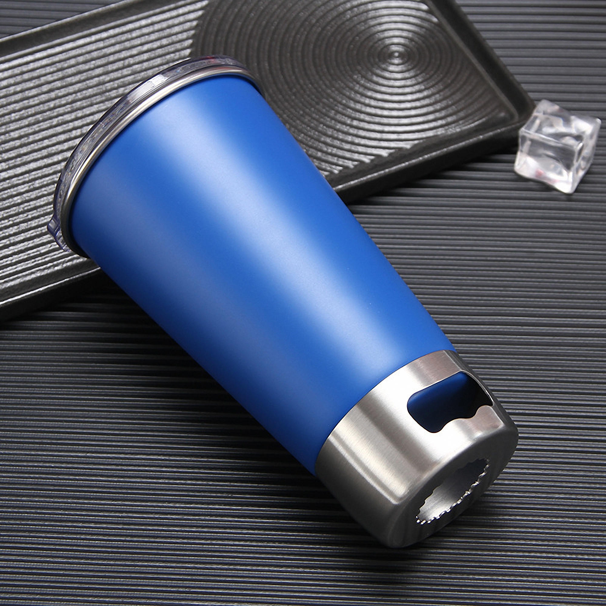 Stainless Steel Beer Mug with Bottle Opener 2