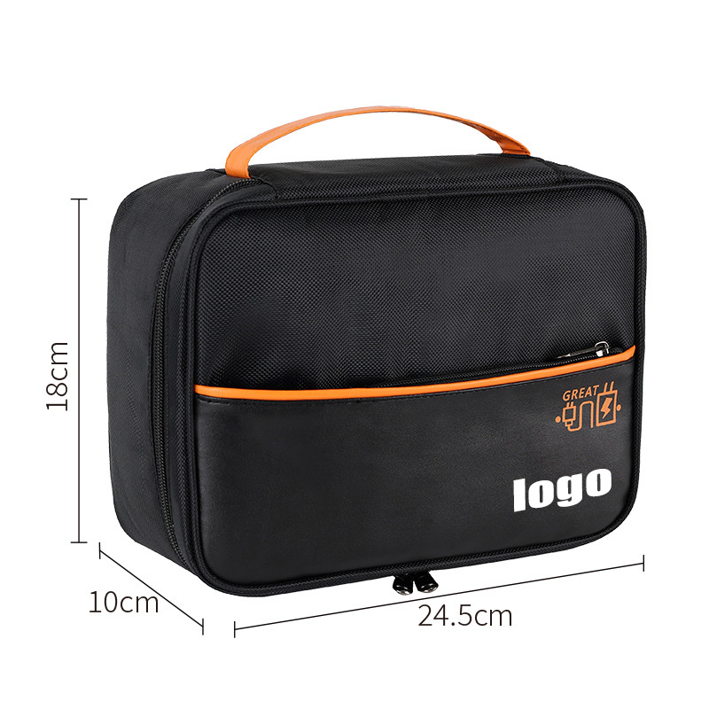 data cable storage bag travel power bank 3