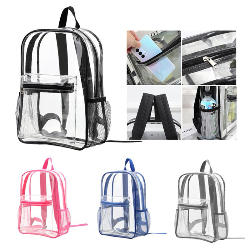 Clear Zipper Backpack