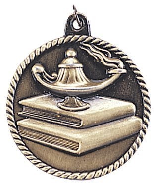 Lamp of Knowledge High Relief Medal 1