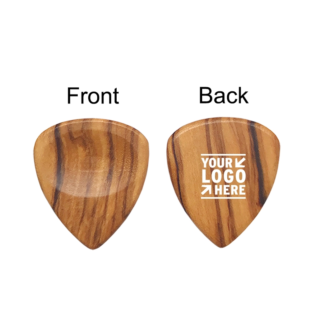Wooden Guitar Pick 2