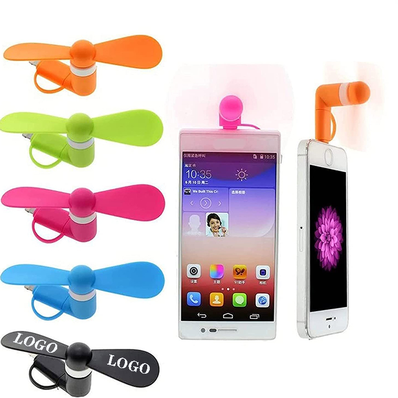 2 in 1 Portable Type C Port Mini Phone Fans 2