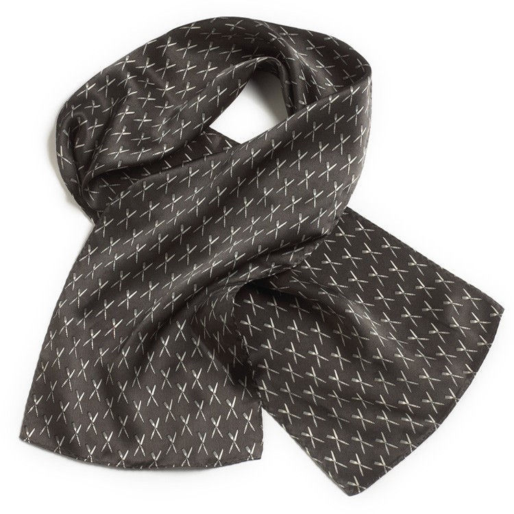 Flatware Silk Scarf - 8"x45" 2