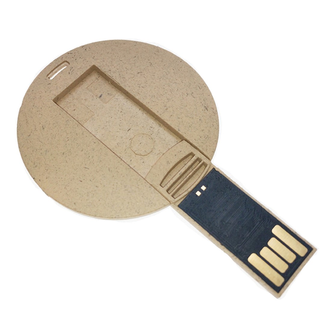 EcoDisc Wooden Swivel USB Drive 6