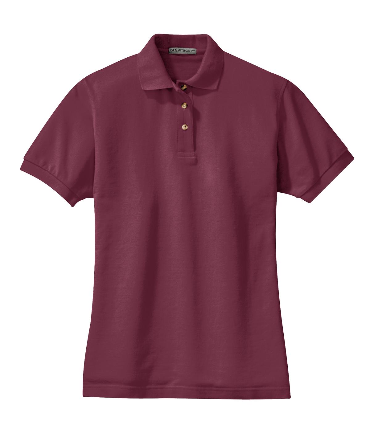 Port Authority Women's Heavyweight Cotton Pique Polo. L420 16