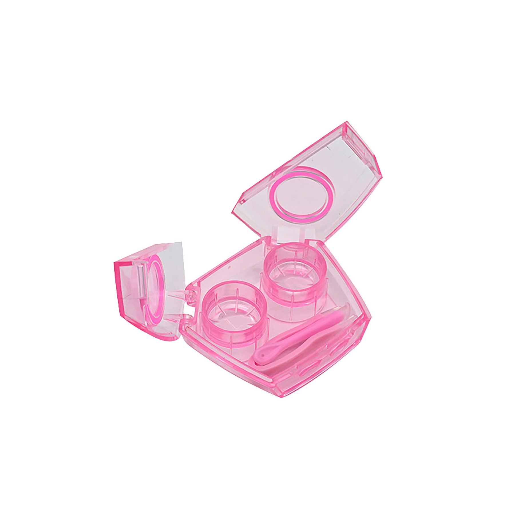 Scissor Door Series Clear No-twist Contact Lens Case 5