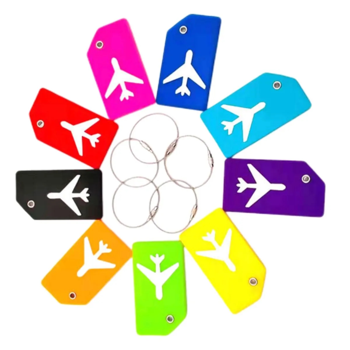 Upgraded Silicone Travel Luggage Tag With Name ID 3