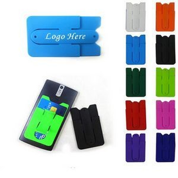 3M Adhesive Cell Phone Card Holder With Stand 2
