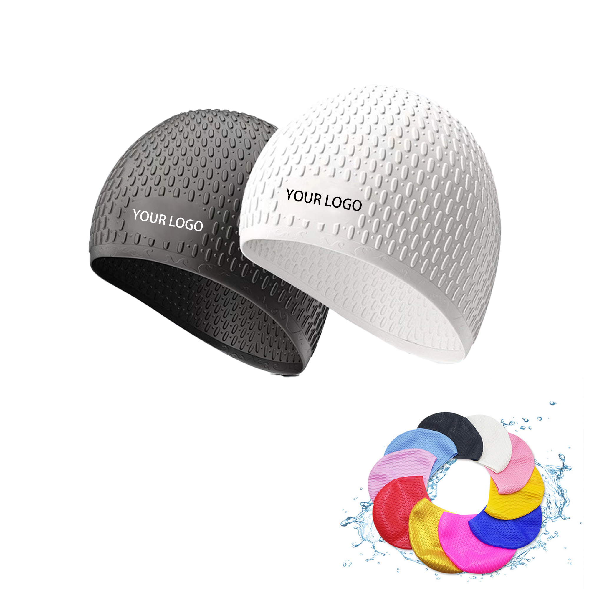 Silicone swim cap 1