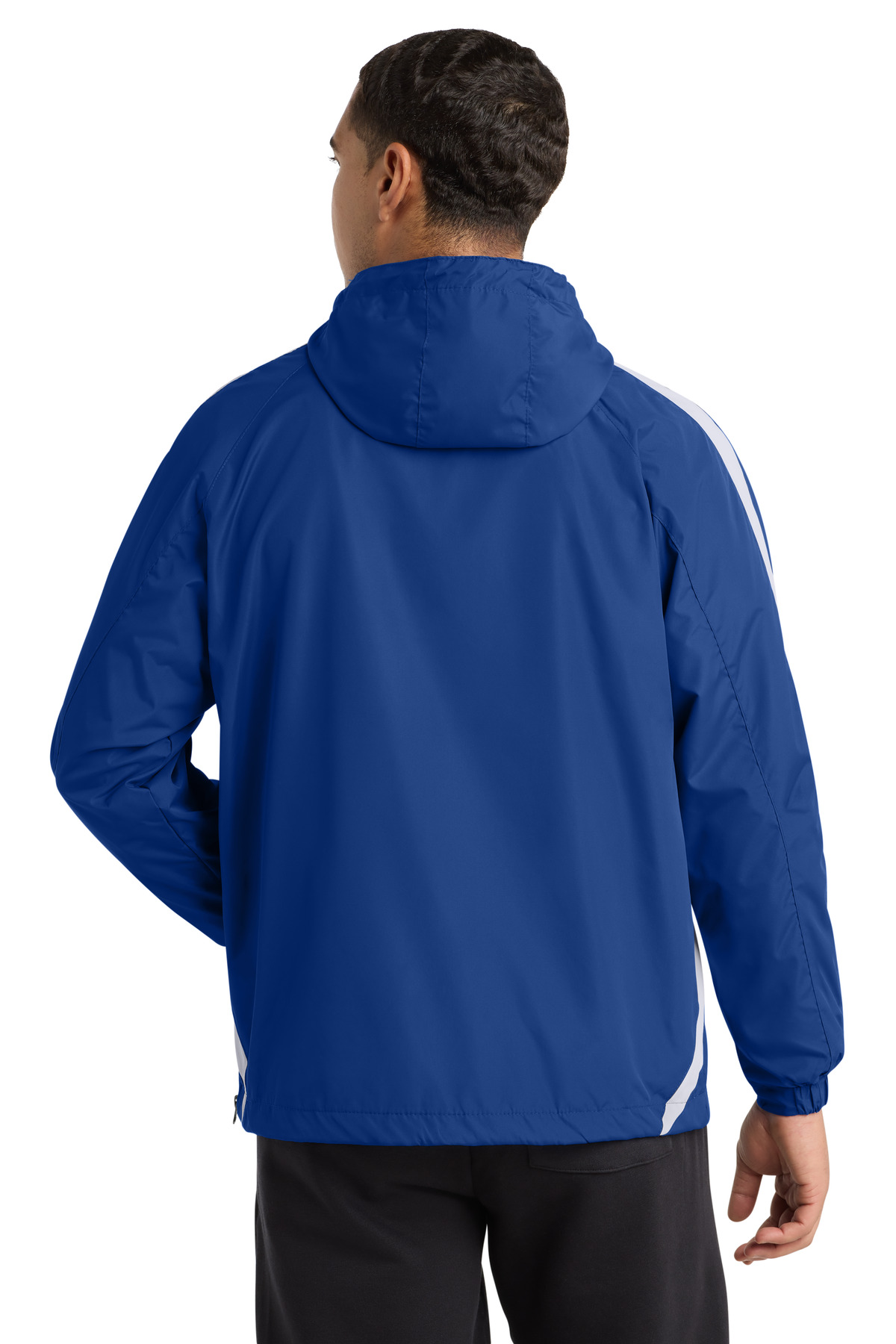 Sport-Tek Colorblock Raglan Anorak. JST63 50