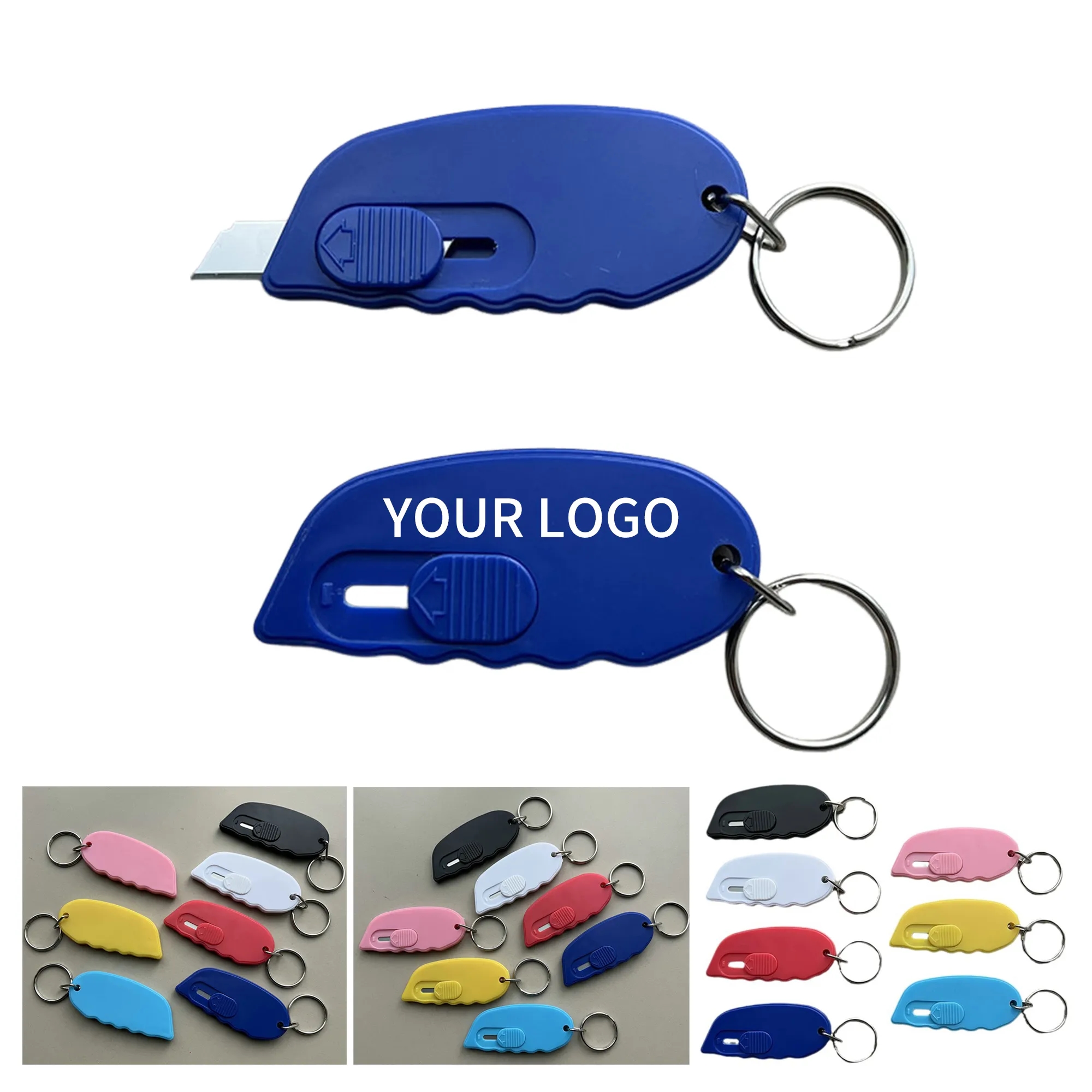 ABS Retractable Box Cutter Keychain 8
