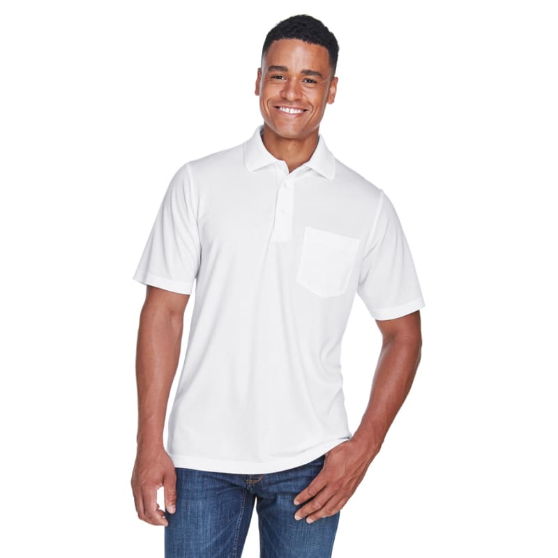 CORE365 Men's Origin Performance Piqué Polo With Pocket 20