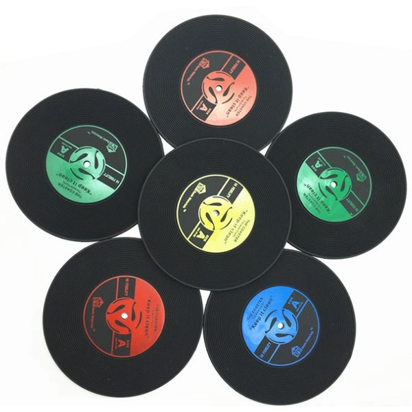 Vinyl Record Drink Coasters 4
